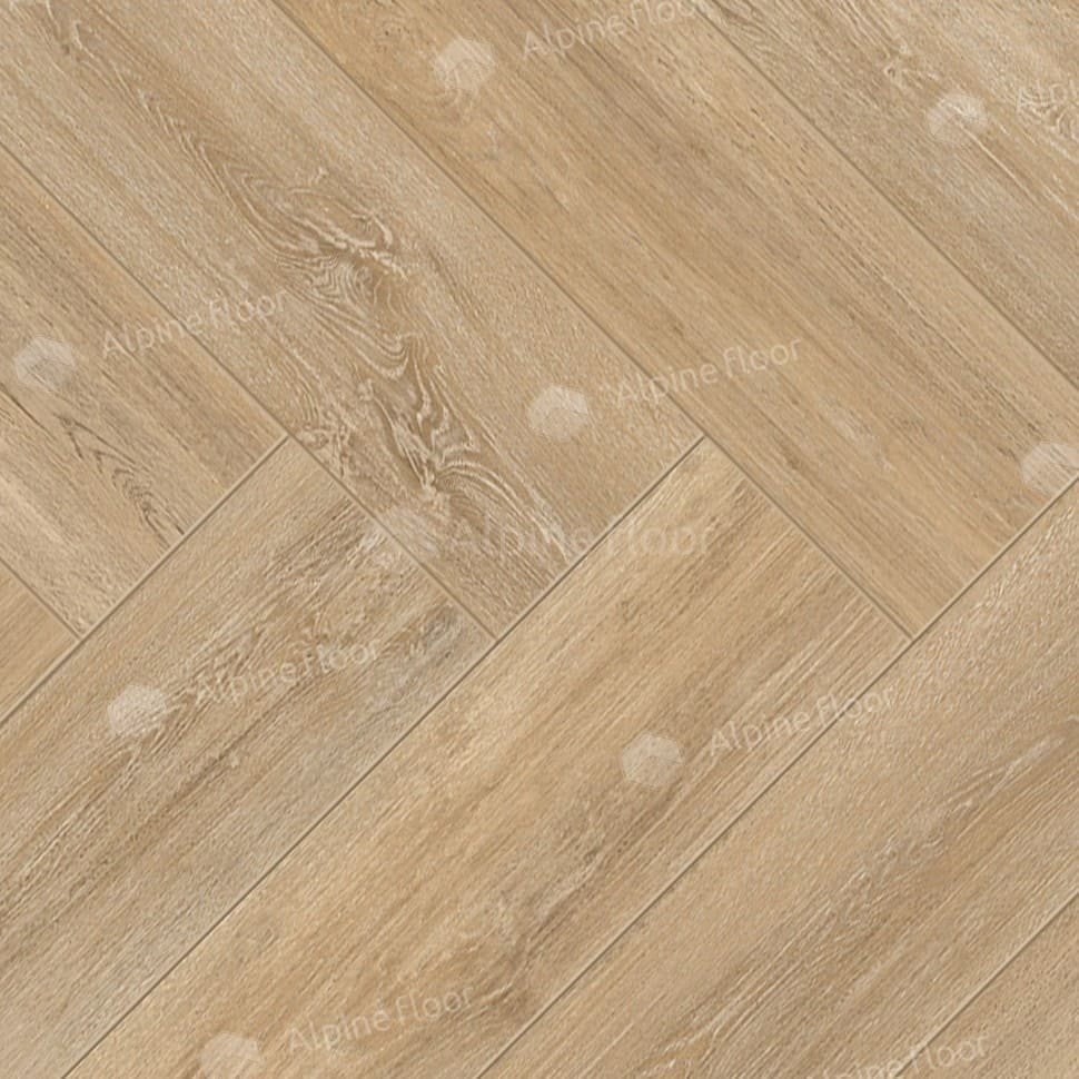 Ламинат "Alpine Floor" Herringbone Дуб Фландрия (606*101*8 мм) — купить в Полевском