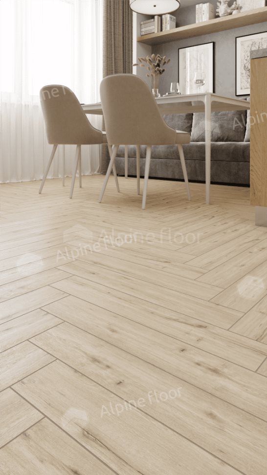 Ламинат "Alpine Floor" Herringbone 12 PRO Дуб Лион (606*101*12 мм) — купить в Полевском