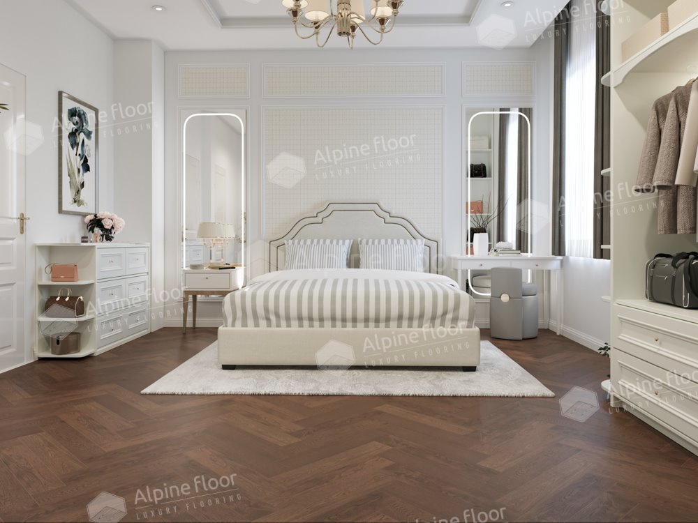 Инженерная доска "Alpine Floor" Дуб Браун (600*120*12 мм) — купить в Полевском