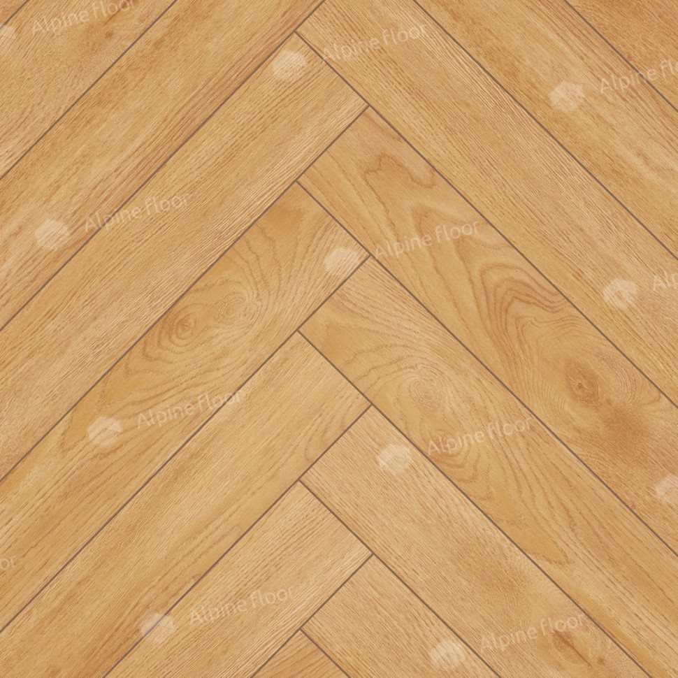 Ламинат "Alpine Floor" Herringbone 12 Дуб Пьемонт (600*100*12 мм) — купить в Полевском